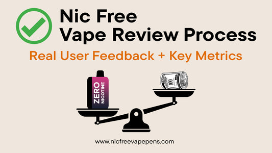 Zero Nicotine Vape Scoring System: Real Insights, Expert Reviews