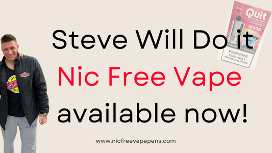 Steve Will Do It 0 Nicotine Vape Available Now