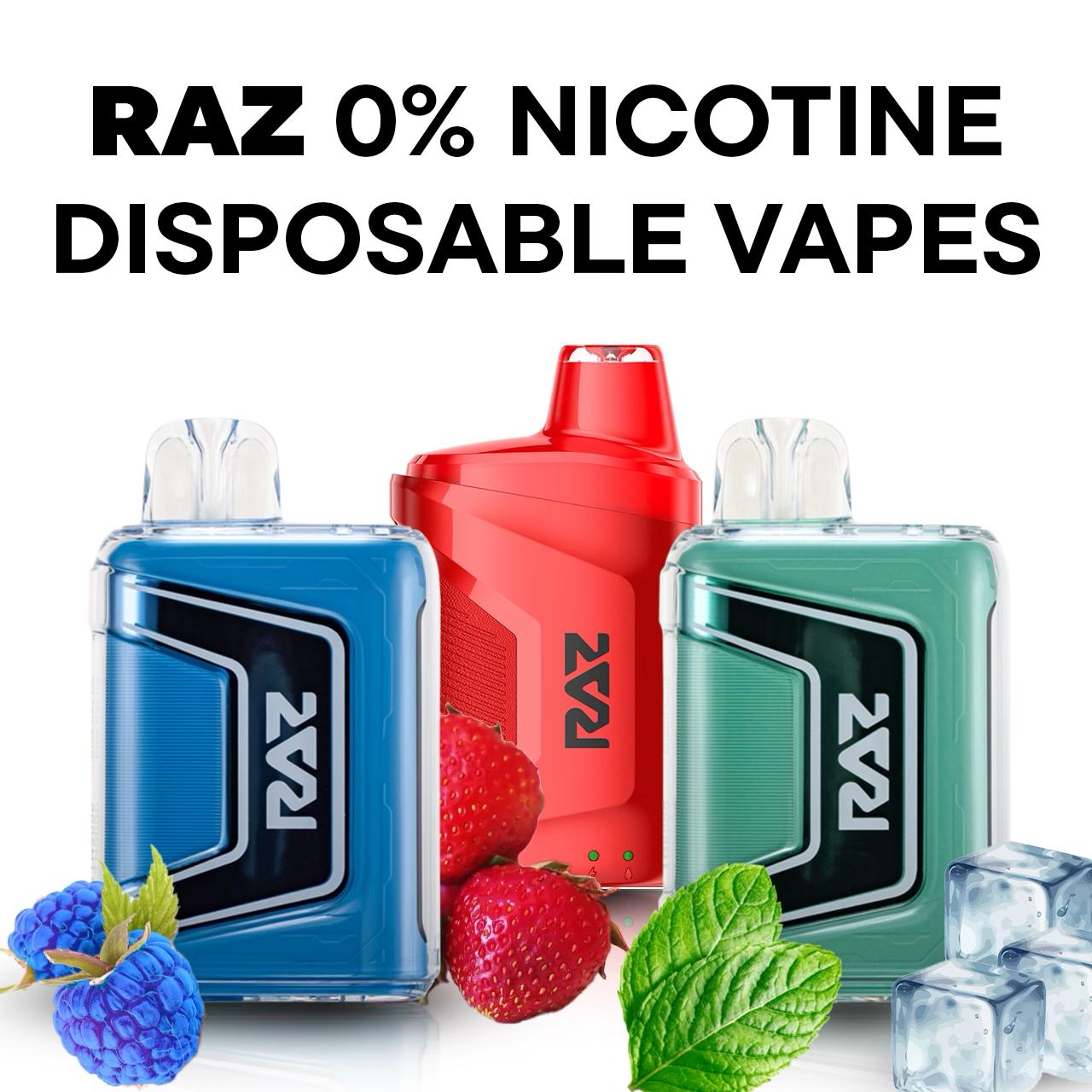 RAZ Zero Nicotine Vape Pens from Geek Vape RAZ Zero Nicotine Vape Pens from Geek Vape