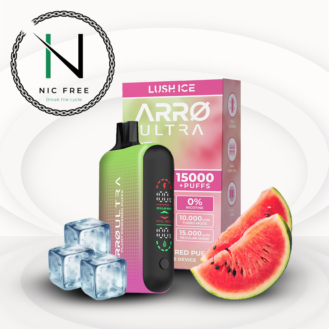 ARRO Ultra Zero Nicotine Plant-Powered Vape ARRO Ultra Zero Nicotine Plant-Powered Vape