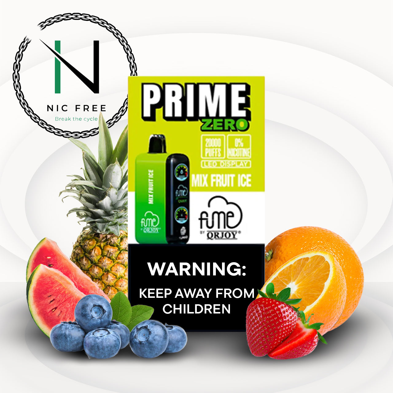 Fume Prime ZERO - 0% Nicotine Disposable Vape | Longer-Lasting Fume Prime ZERO - 0% Nicotine Disposable Vape | Longer-Lasting