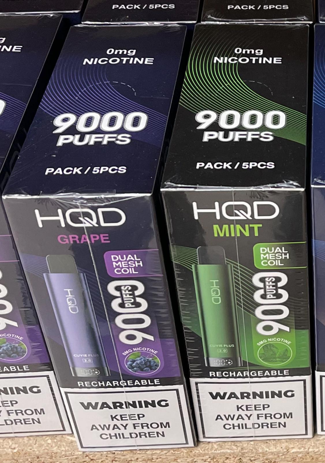 HQD Cuvie Plus Nicotine Free Vapes