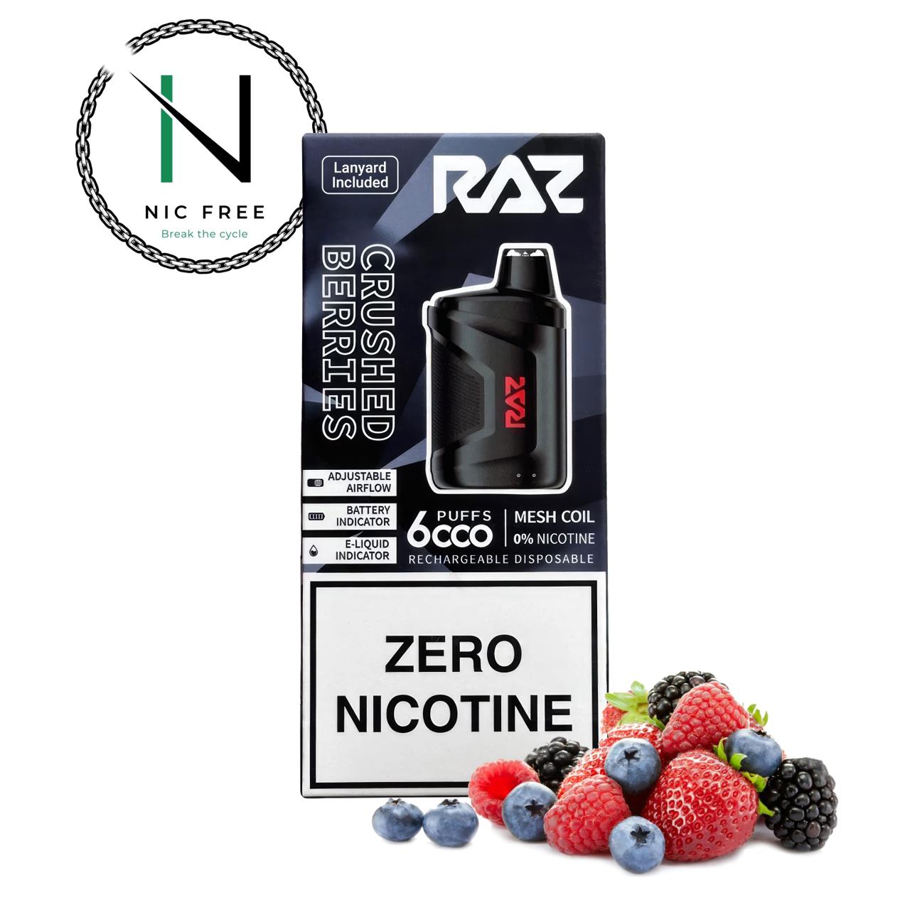 RAZ CA6000 Nicotine Free Disposable