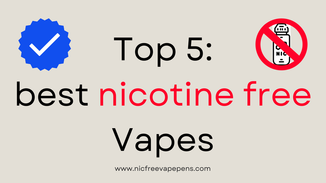 Zero Nicotine Vapes - top five