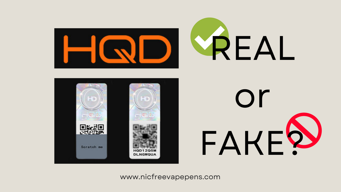 HDQ vape authentification guide