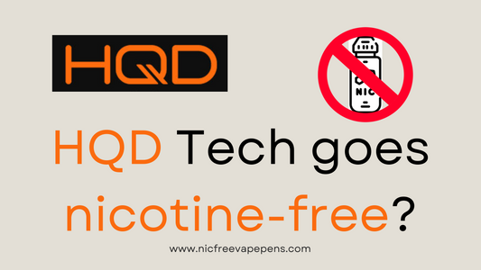 does HQD sell nicotine free vapes