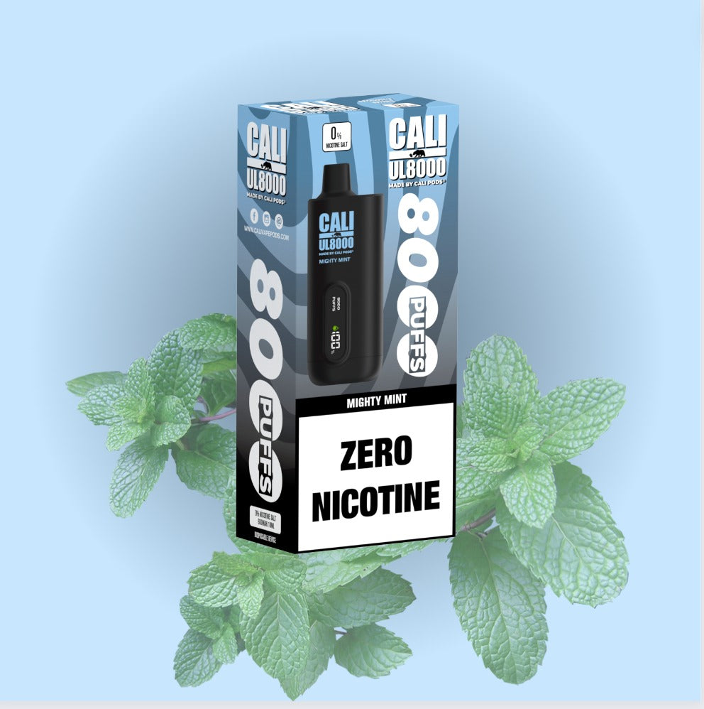 Cali UL8000 Zero Nicotine Disposable Vape