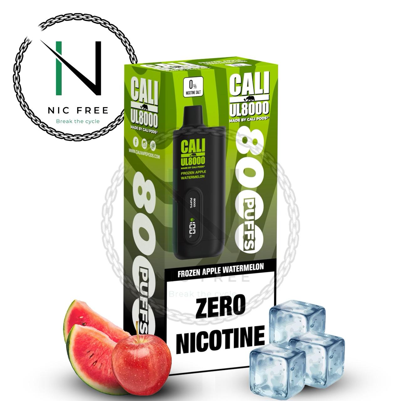 Cali UL8000 Zero Nicotine Disposable Vape