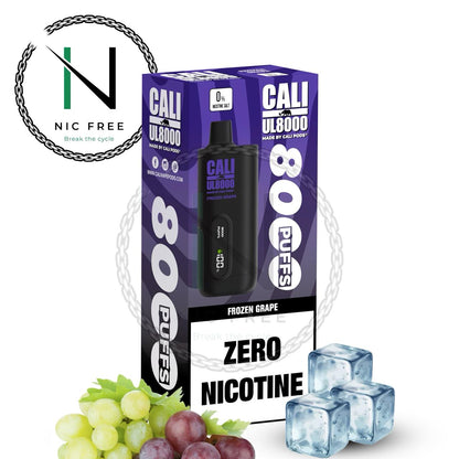 Cali UL8000 Zero Nicotine Disposable Vape