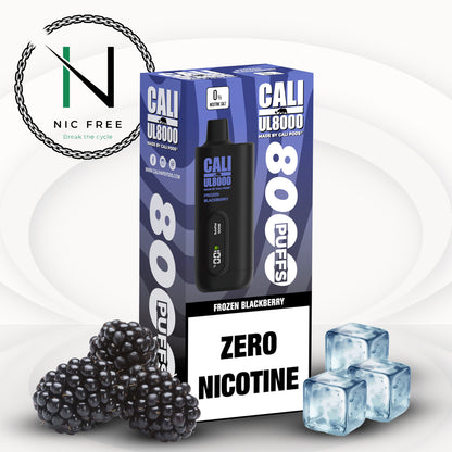 Cali UL8000 Zero Nicotine Disposable Vape