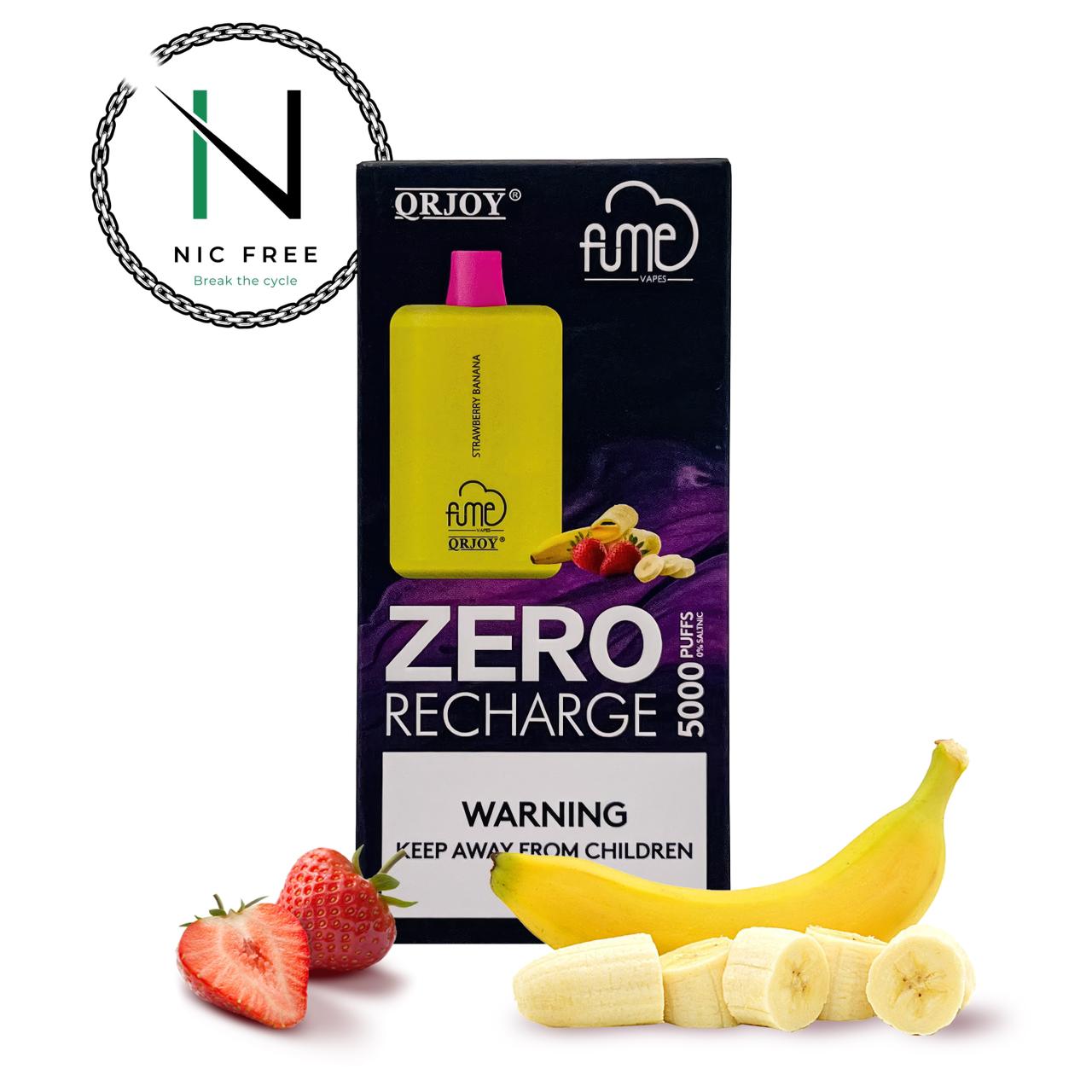 Fume Recharge ZERO - Non Nicotine Disposable Vape Pen