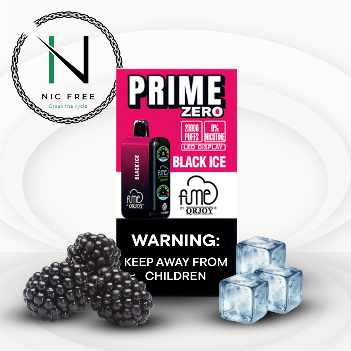 fume zero nicotine vape Prime - 0% Disposable Flavor:BRMP retired-400-600 just delicious flavored air. Yummy (GAMI) LOST MARY