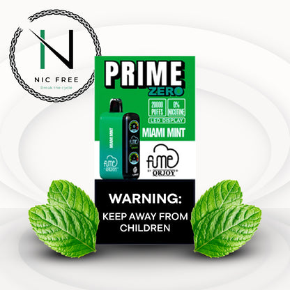 Fume Prime ZERO - 0% Nicotine Disposable Vape | Longer-Lasting Fume Prime ZERO - 0% Nicotine Disposable Vape | Longer-Lasting