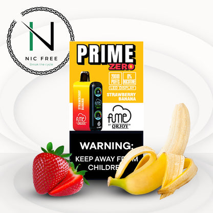 Fume Prime ZERO - 0% Nicotine Disposable Vape | Longer-Lasting Fume Prime ZERO - 0% Nicotine Disposable Vape | Longer-Lasting