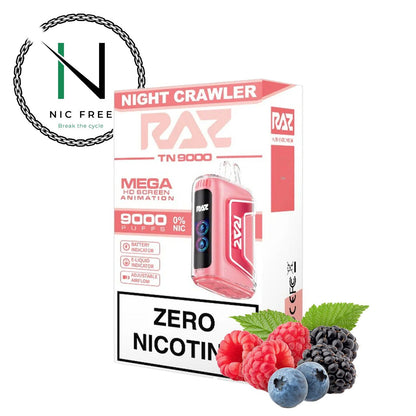 RAZ TN9000 ZERO - 0% Nicotine Disposable Vape Pen RAZ TN9000 ZERO - 0% Nicotine Disposable Vape Pen