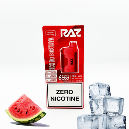 RAZ CA6000 Nicotine Free Disposable Vape RAZ CA6000 Nicotine Free Disposable Vape